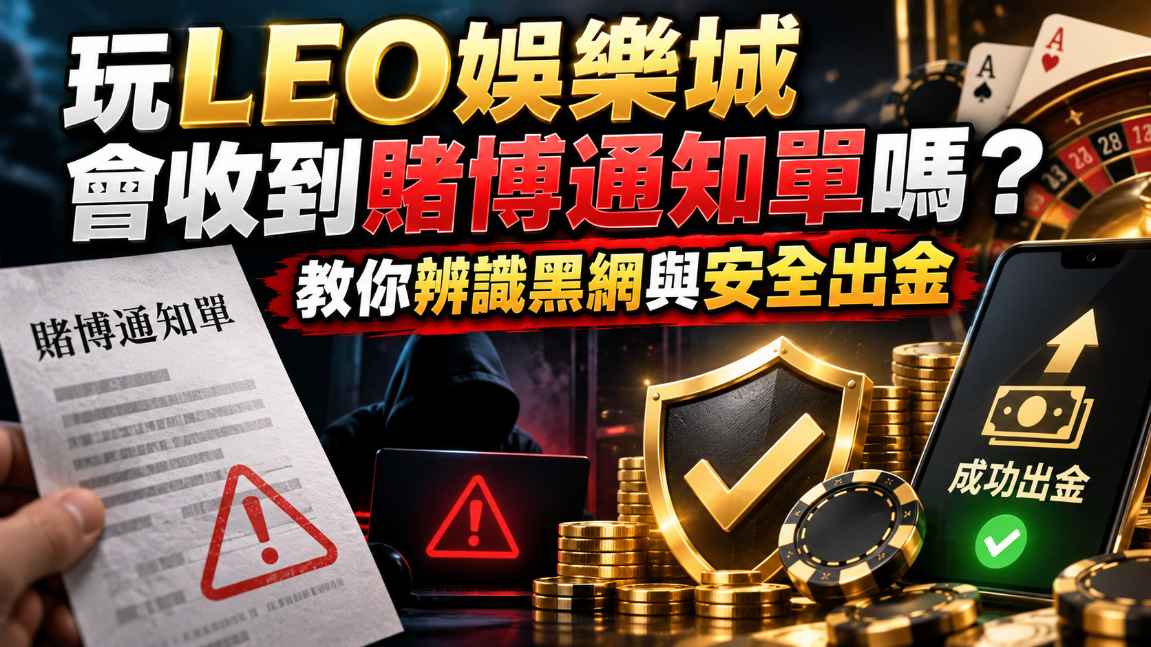 玩LEO娛樂城會收到賭博通知單嗎？教你辨識黑網與安全出金