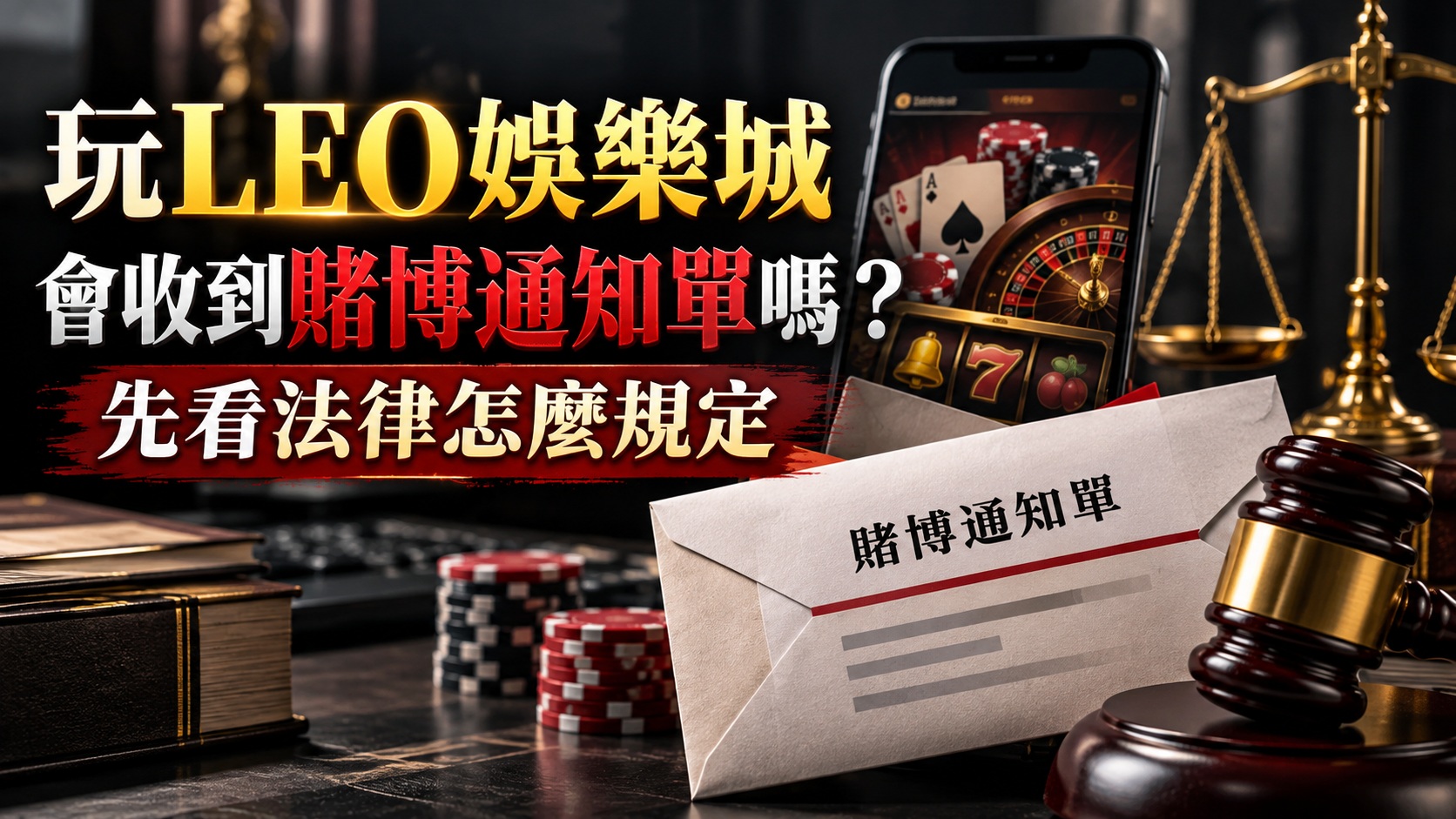 玩LEO娛樂城會收到賭博通知單嗎?先看法律怎麼規定